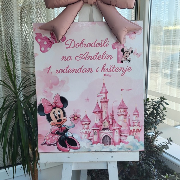 Dekoracija Tabla dobrodošlice